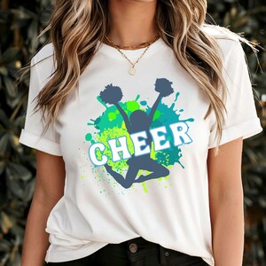 Cheer Shirt, Cute Cheerleader Shirt, Cheer Squad Gift, Cheer Mom Tshirt, Cheerleading Coach Tshirt, Cheer Spirit Wear, School Cheer Tee