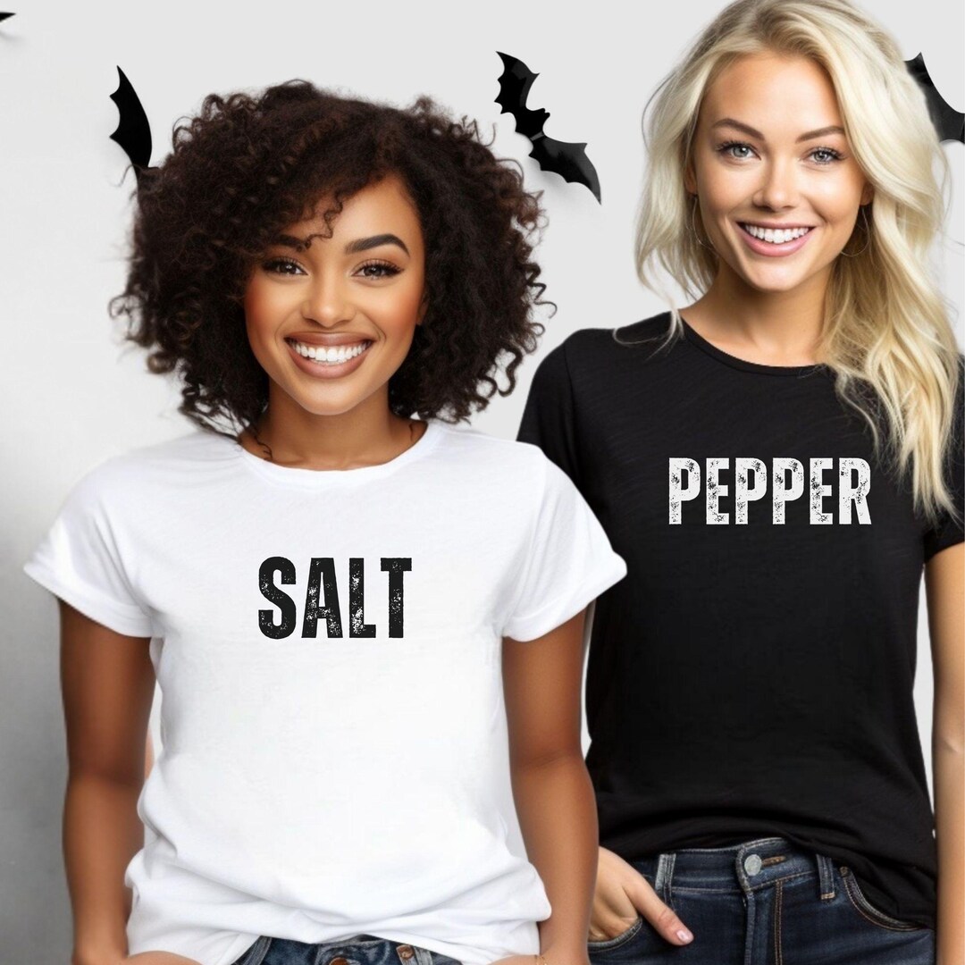 Salt and Pepper Costume Shirt, Group Halloween Tshirt, Matching Funny — free download