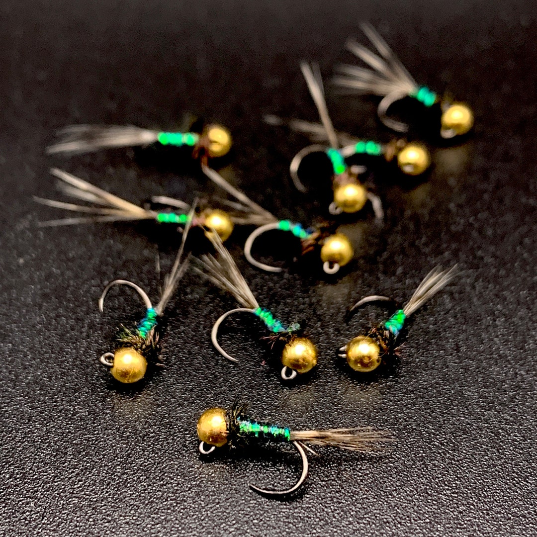 Perdigon Green Emerald Nymph Fly Fishing Goldhead Nymphs Fishing Lures