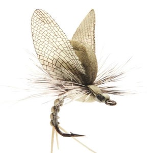 3 pieces - Mayfly Emerger (Realistic) - Dry Fly - Fly Fishing - Fishing Lure - Olive