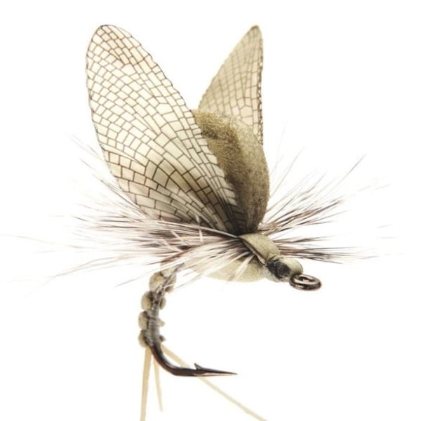 Emerging Parachute Mayfly (realistic) - fly fishing lure - olive