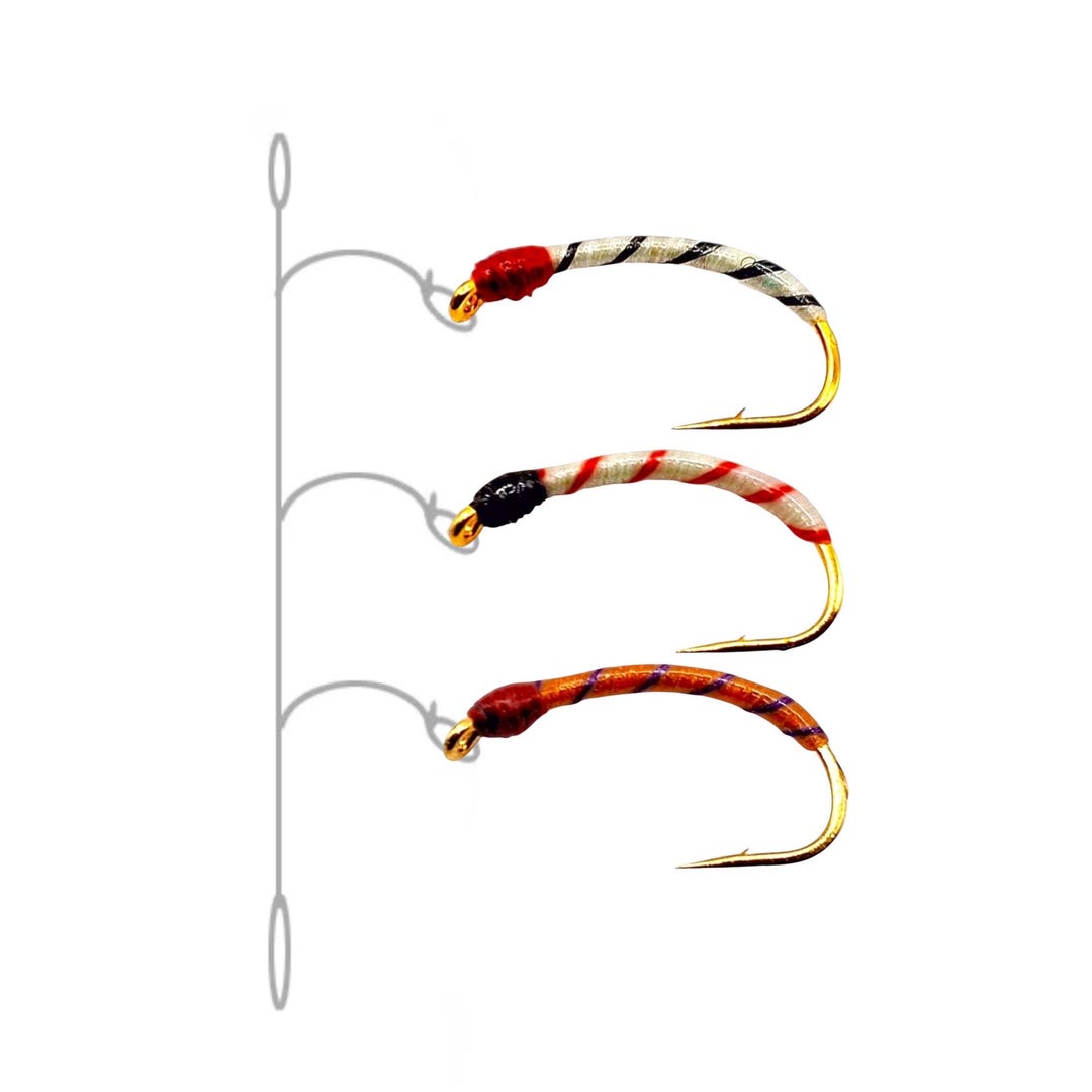 Highly Effective Stucki [tricolor] Rig - 3 Hooks - Whitefish Fishing ...