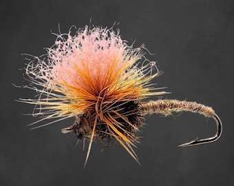 3 Klinkhammer [Tan] dry flies - fly fishing - fishing lures for trout and grayling