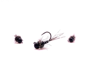 3 BS-Rib Barbless Jig Nymphs - Fly Fishing - Fishing Lures - Trout - Grayling - Top Sava & Soča Flies