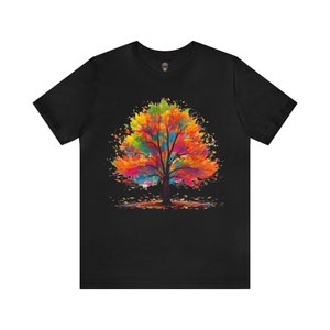 Colorful Tree  - Unisex Jersey Short Sleeve Tee