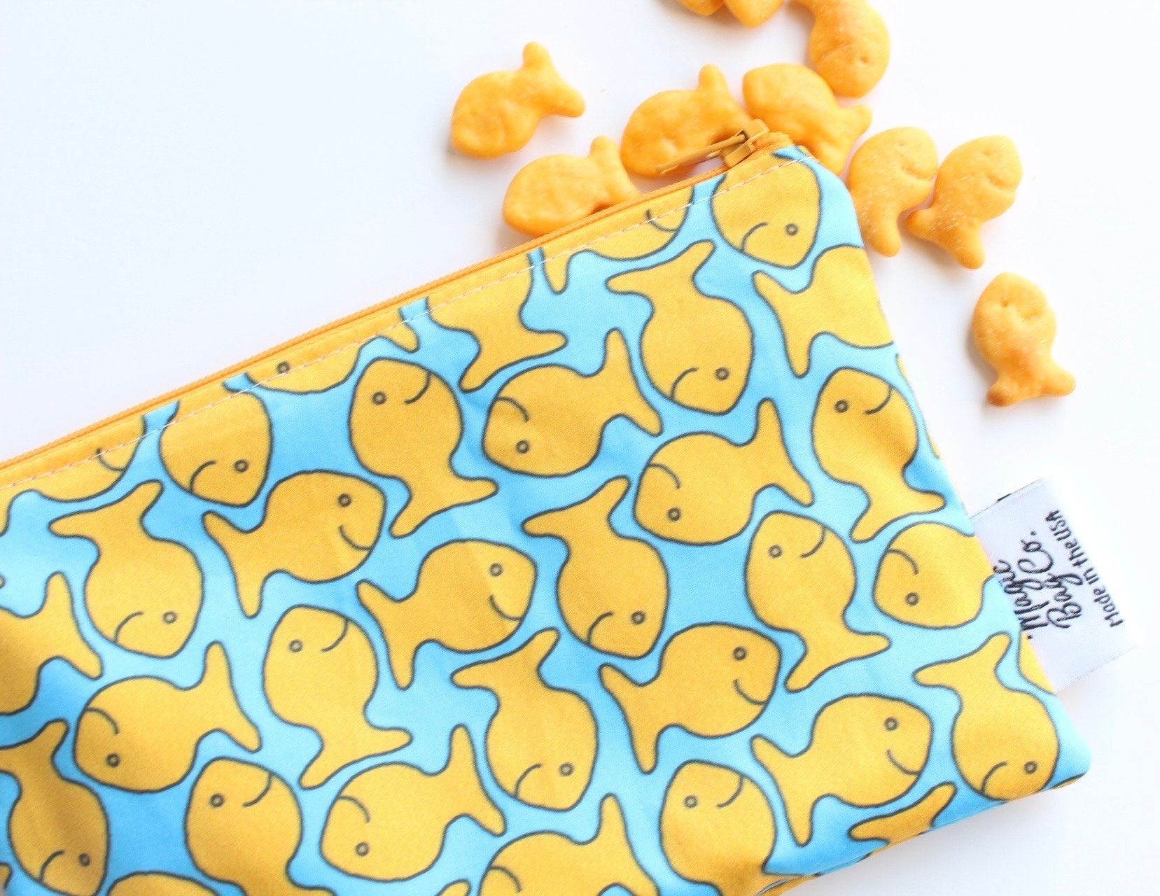 Goldfish Snacks Reusable Snack Bag: Eco-Friendly Food Pouch