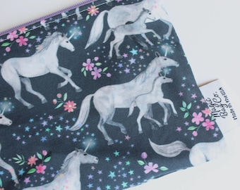 Sweet Unicorns Snack Bag: Eco-Friendly Food Pouch