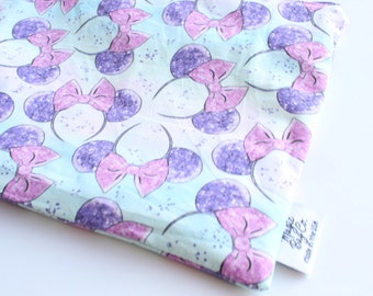 Rapunzel Ears, Reusable Snack Bags, Unique snack bags, gift for kids, disney bound, disney gift, park ears, minnie ears, mickey ears
