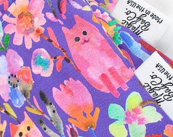 Tulip Kitties Reusable Snack Bag: Eco-Friendly Food Safe Bag