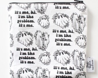 Anti Hero, Ghosted, Swiftie vibes resuable snack bags, eco-friendly, food safe snacking, handmade bags