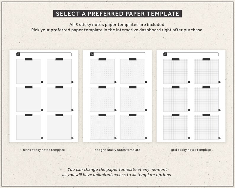 Kindle Scribe Sticky Notes Kindle Scribe Template Dot Grid Etsy