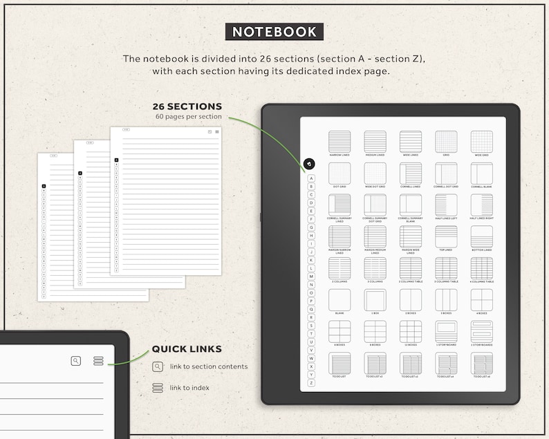 Kindle Scribe Templates, 2024, 2025, Productivity Bundle, Daily Planner, Daily Journal, Notebook