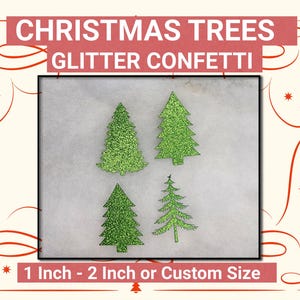 Christmas Trees Glitter Confetti, Christmas Tree Svg, Christmas Decoration, Christmas Confetti, Holiday Decoration, Christmas Stockings Svg
