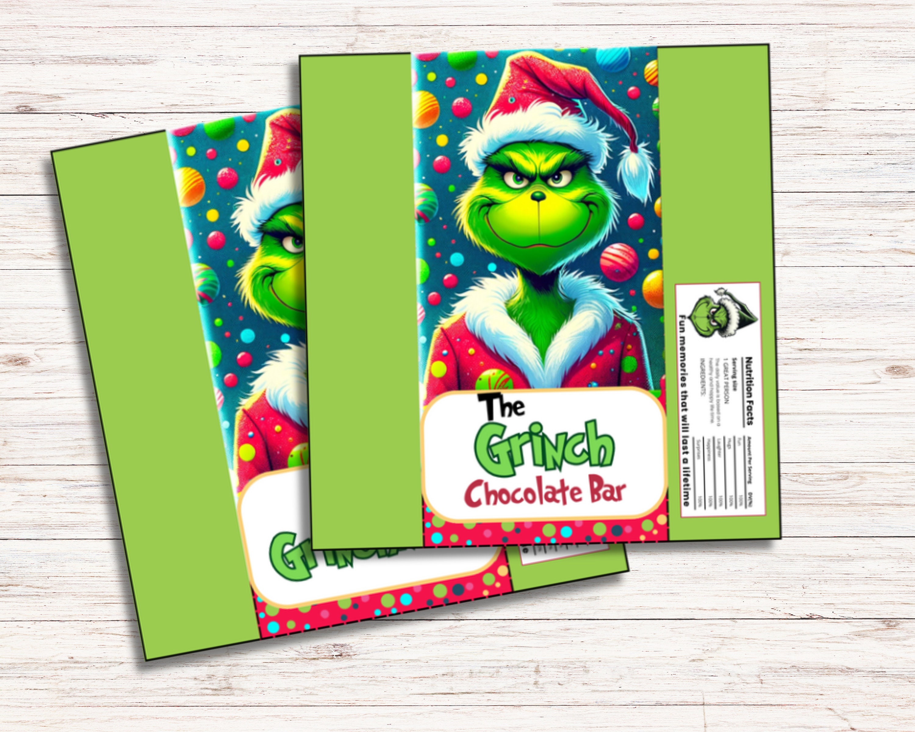 Editable Grinchmas Chocolate Bar Wrapper Pdf Grinch Christmas - Etsy Australia