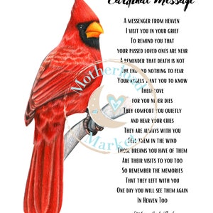 Framed Cardinal Poem Cardinal - Il 300x300.6051996585 Hblh