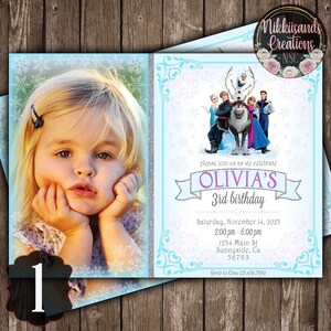 Frozen Birthday Party Digital Invitation