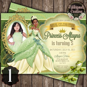 Princess and the Frog Digital Party Invitation