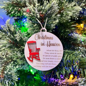 Adorno de Navidad en el cielo