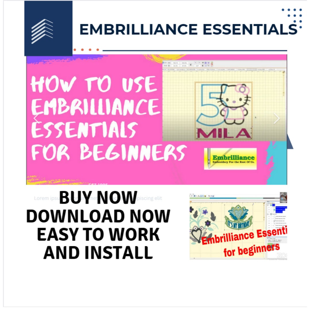 Embrilliance Essentials Download Latest Version for PC. It is Etsy