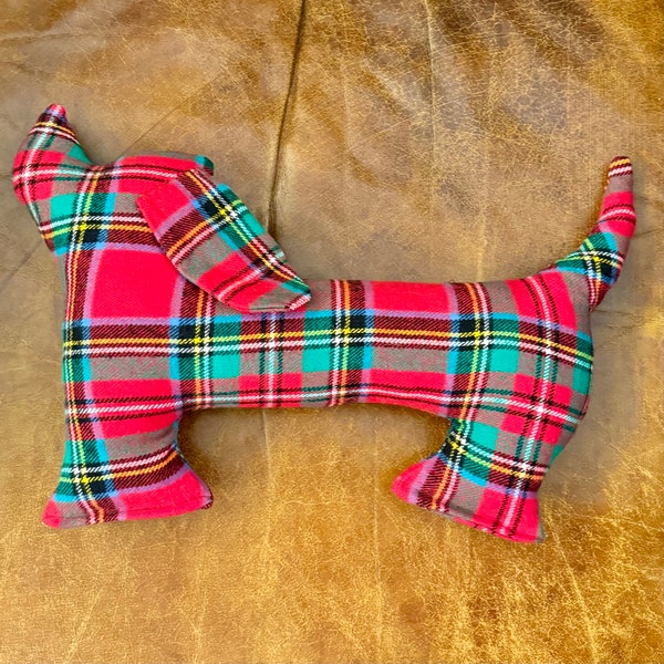 Red Plaid Doxie