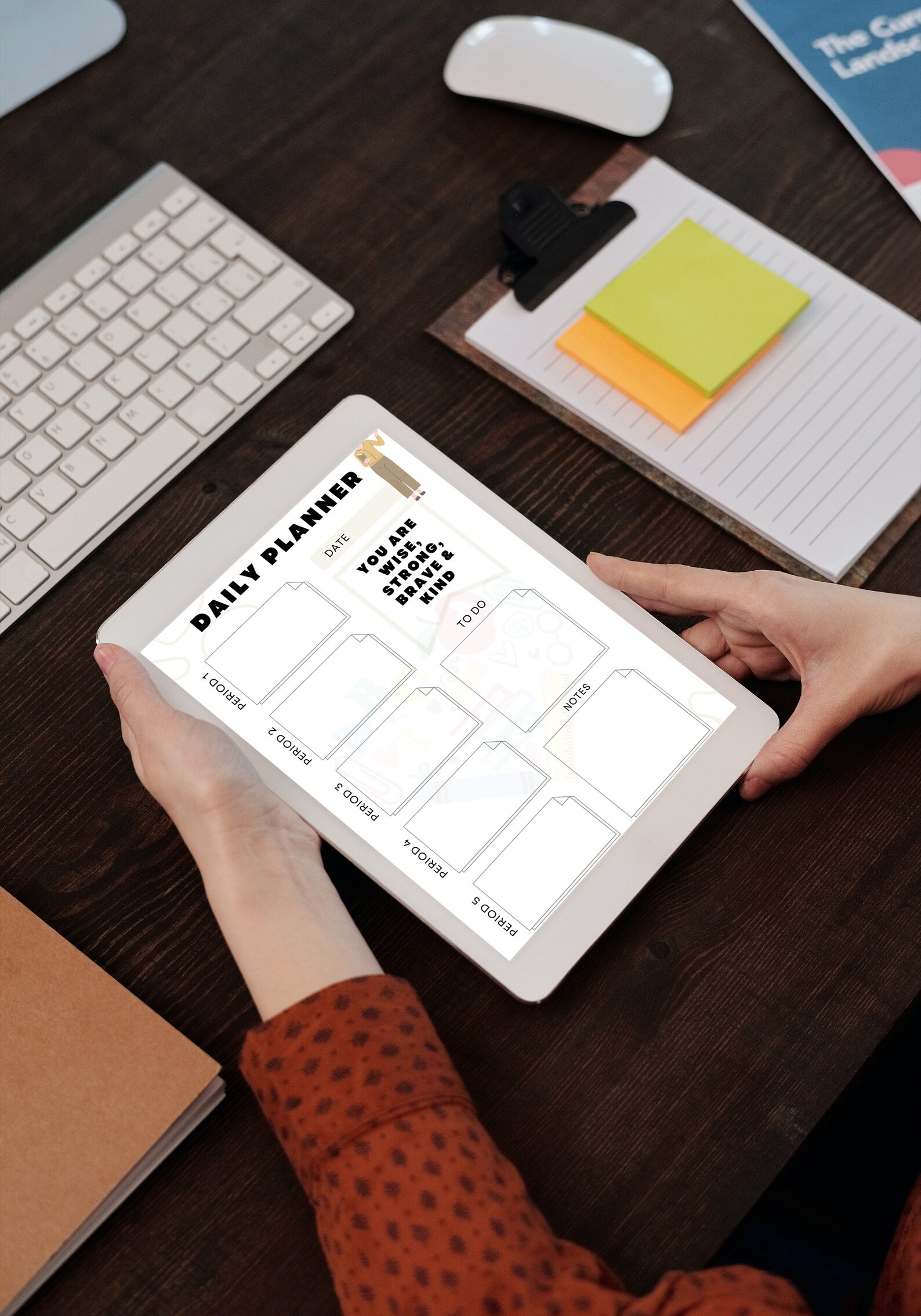 Teacher Daily Planner Printable Teacher Planner Template Daily Planner Digital Lesson Planner