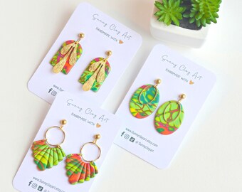 Green Dangle Drop Earrings, Minimalist Jewelry, Mother's Day Best Gift, Math Teacher Gift, Birthday Gift for best friend, Colleague gift