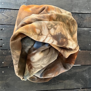 Hemp Bamboo Heavyweight Fleece SweatShirt Fabric - Toasted Ginger Color - 45/55 Hemp Bamboo