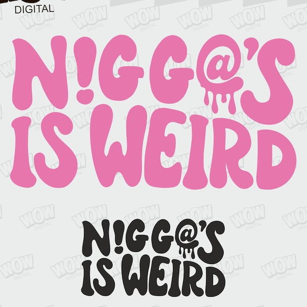 Niggos's Weird SVG digital file