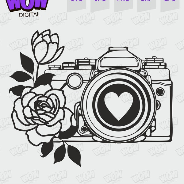 Camera svg, photography svg, photographer svg, photo taking svg, selfie svg, Cricut, Design for t-shirts, Vinyl Svg Png Dxf Pdf.