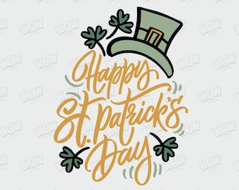 St Patricks Day SVG, St Patrick's Day Quotes, Kleeblatt svg, Irische svg, Plotterdatei für cricut Silhouette Cameo