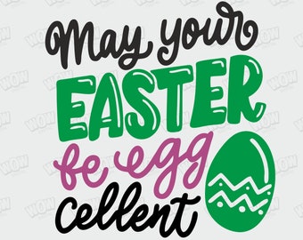 May your easter be egg collet Svg, Easter Svg,  Easter Bunny Svg, Digital download