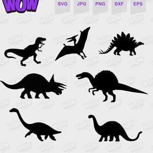 Dinosaur svg bundle, dinosaur clipart png, t-rex svg, dino svg,kids dinosaur svg, triceratops svg Instant Download, svg, dxf, png, eps