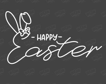 Happy Easter Svg, Easter Svg,  Easter Bunny Svg, Digital download