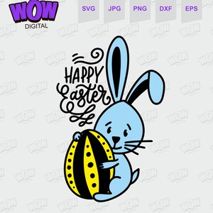 Easter Bunny Svg, Easter Svg, Bunny Svg, Easter Egg Hunt Svg, Digital download