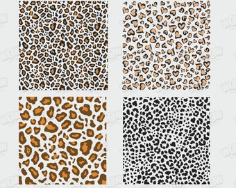 Leopard Print pattern svg, Animal Print svg, Leopard Patter instant digital download design, cute file