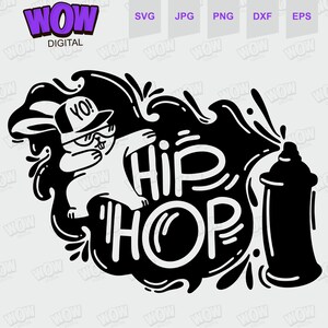 Hip hop bunny svg. Bunny Face SVG, Easter bunny SVG, Cool bunny SVG, Instant Download, svg, dxf, png, eps, ai file, Printing, Cricut