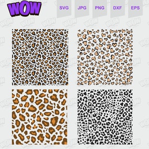 Leopard Print pattern svg, Animal Print svg, Leopard Patter instant digital download design, cute file