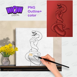 Couple Diy Paint Party, Sip and Paint Outline, Diy Paint Kit, a kiss for coloring, PNG file Digital download