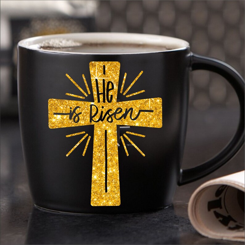 He is risen svg, He has risen, Because He Lives SVG, svg file for cricut silhouette cameo image 7