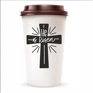 He is risen svg, He has risen, Because He Lives SVG, svg file for cricut silhouette cameo image 8