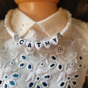 Chatty Cathy Doll Heart Name Necklace &quot;Cathy&quot;