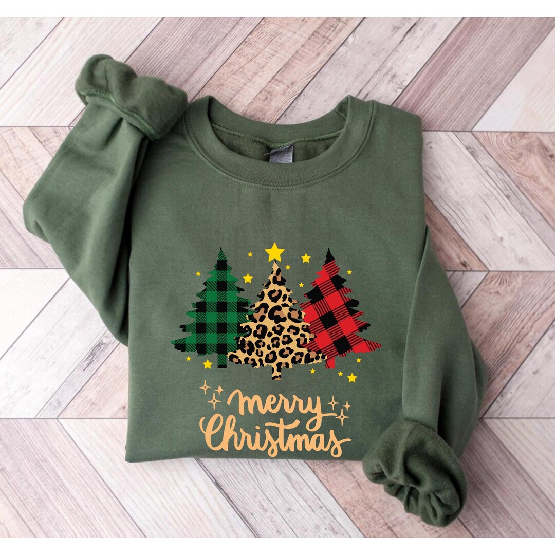 Merry Christmas Tree Sweatshirt main image 1
