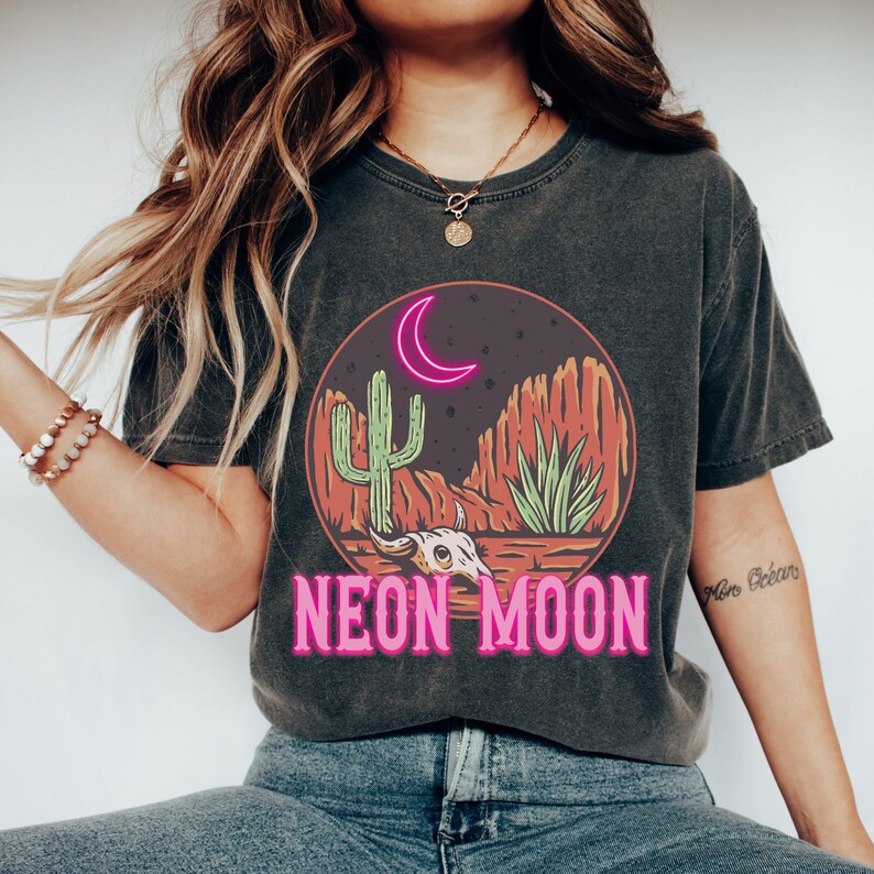 Aurora Moon Cotton Crop Tee