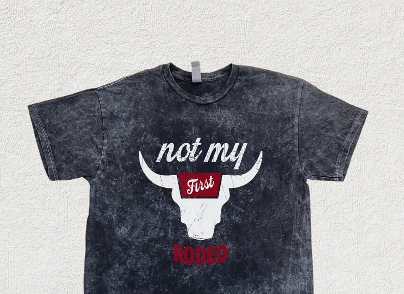 Vintage Rodeo Mineral Wash T Shirt, Western Graphic T Shirt, Country