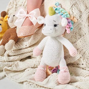 Handmade Amigurumi Unicorn Doll - Unicorn Toy