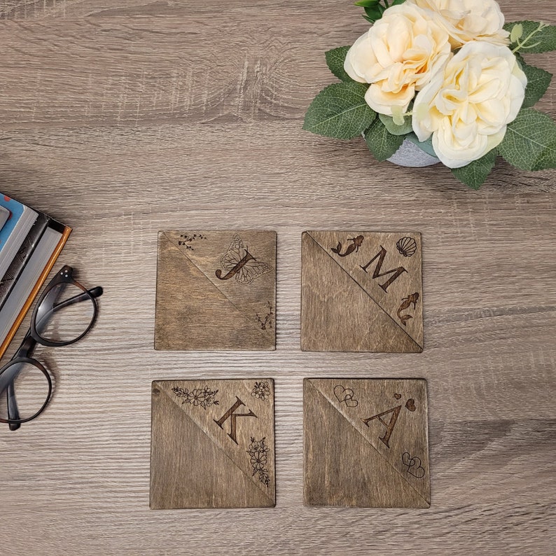 Personalized Corner Bookmarks Custom Wood Engraved Corner Bookmark