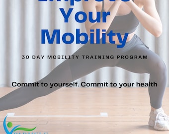 30 Day Online Mobililty Training Program | Exercise Plan for Mobility | Improve Flexibility
