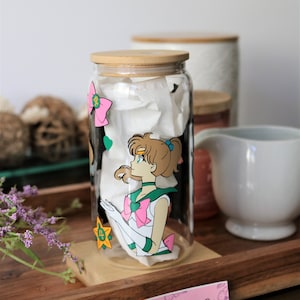 Sailor Jupiter Inspired Glass Cup | 16oz