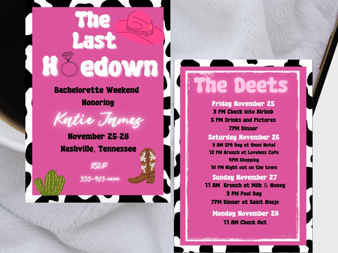 The Last Hoedown Nashville Editable Template Bachelorette Etsy Il 1080xN.4402259089 4nag