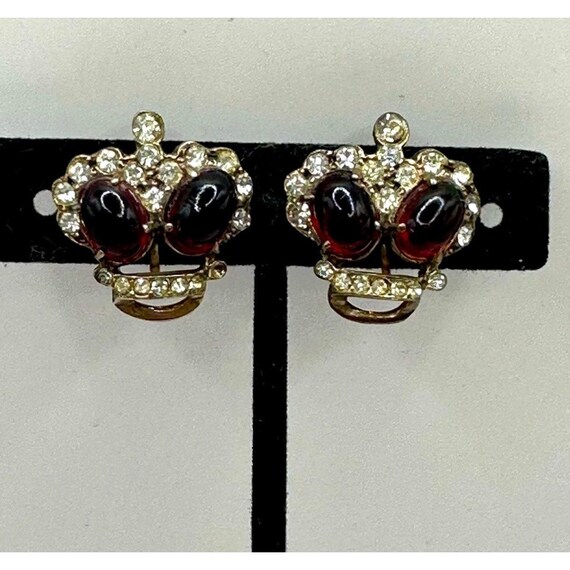 Vintage Crown Trifari Alfred Philippe Jelly Belly… - image 1